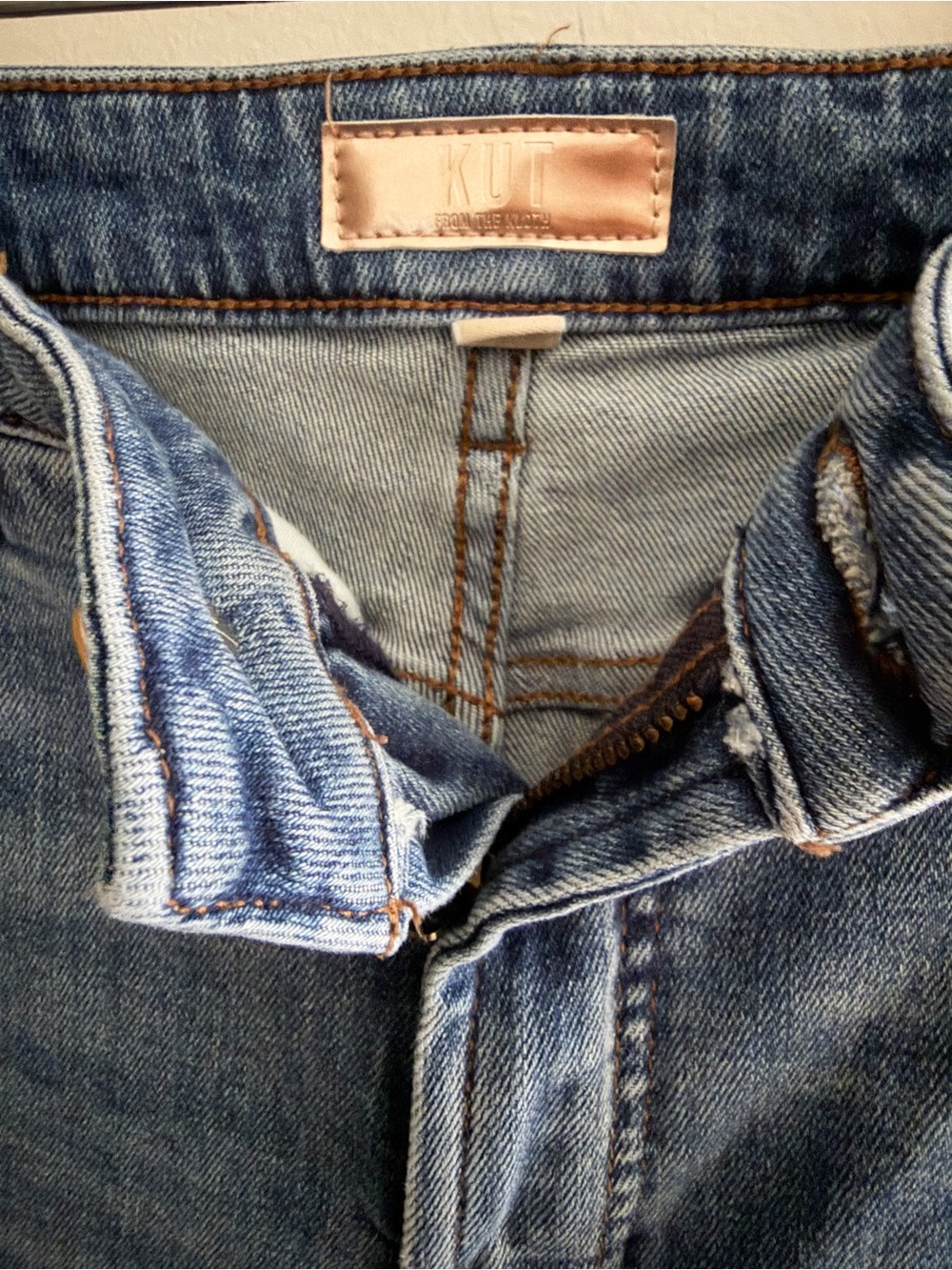KUT FROM THE KLOTH Ryan Fab Ab Super Wide Leg Jean Size 6 - Picture 6 of 13